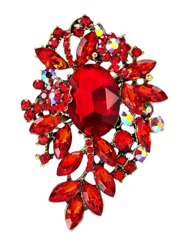 Broche femme strass en cristal 184 à offrir pour un anniversaire chic