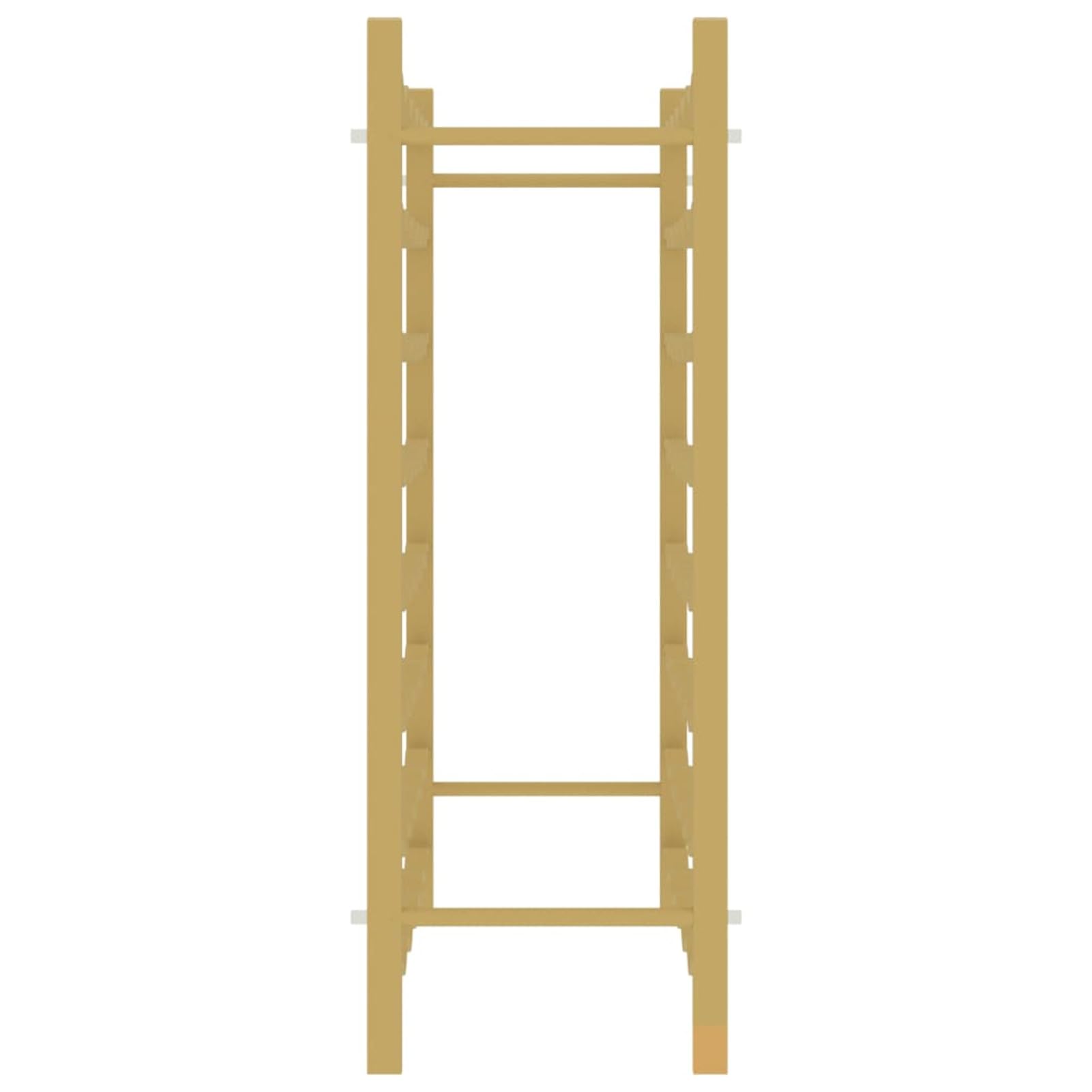 Gecheer Botellero para Vino de Pared metálico, diseño Original y Elegante Botellero de Pared para 48 Botellas de Metal Dorado