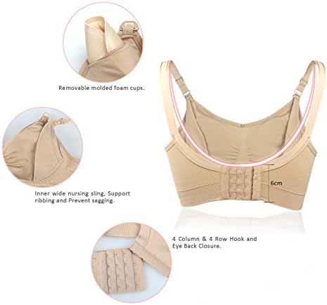 iLoveSIA Womens Seamless Maternity Nursing Bra