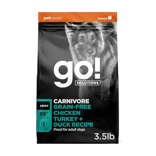 GO! SOLUTIONS CARNIVORE Grain Free Chicken, Turkey + Duck Adult Recipe ...