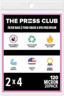 120 Micron | Premium Nylon Tea Filter Press Screen Bags | 2