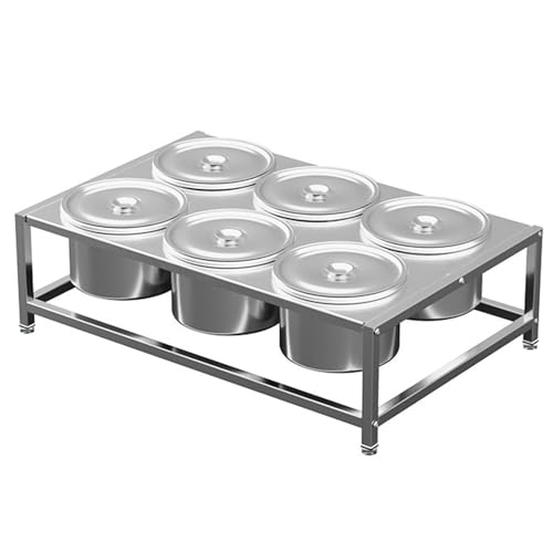 Juego de estantes de especias comerciales, organizador de acero inoxidable, estantes de condimentos para cocina, despensa, bufés, contenedor de alimentos para condimentos, salsas, ensaladas