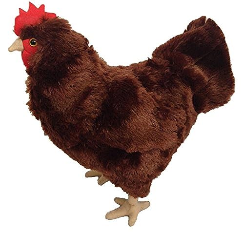Image of Adore 12" Standing Rosie The Hen Chicken Plush Stuffed Animal Toy