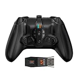 ROTOMOON Armor-X Pro Upgrade Wireless Back Button Controller Paddle with 1300mA Battery for Xbox Series S/X Accessories, Support Somatosensory with Multi-Platform Adapter （Black）