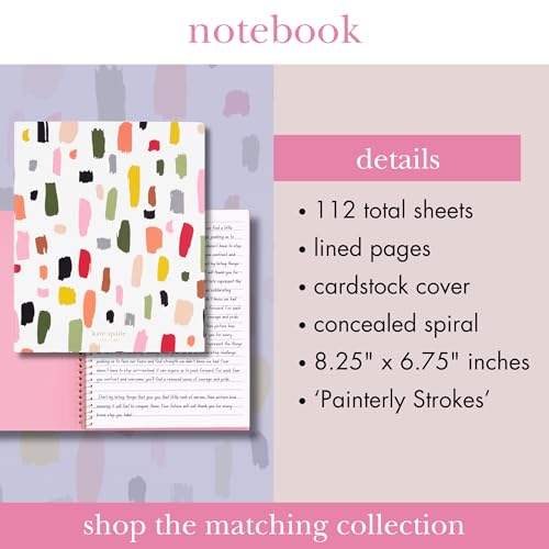 Carnet à spirale kate spade new york traits de peinture 112 pages - 5