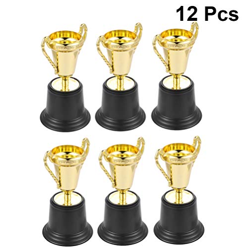 12 Unidades Copos De Troféu De De Plástico Troféus De Mini Troféus Troféu Da Cerimônia De Premiação