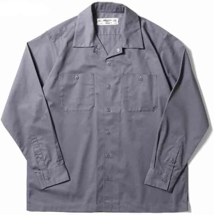 ヒューストン] レトロ TC TWILL WORK SHIRT メンズ コットン ワーク