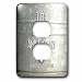 3dRose LLC lsp_154441_6 Tenth Wedding Anniversary Gift Tin Celebrating 10 Years Together Tenth Anniversaries Ten Years 2 Plug Outlet Cover