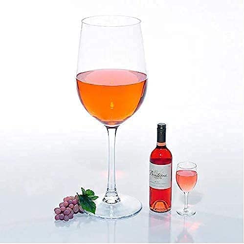MZP Italin Premium Luxury - Ideal for White or Red Wine Party Glass, Whisky Glass, Clear Glass,450 ml, Set of 6 (450 ml, 6) 1