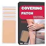 Tattoo Cover Up Patch, 6 Pcs Ultra-Thin Waterproof Tattoo Cover Up Tape for Tattoos, Scars and Birthmarks