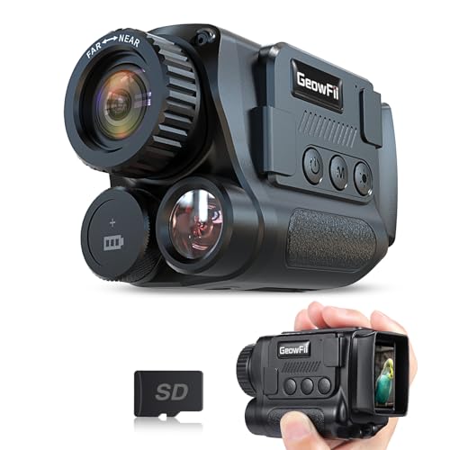 GeowFiiTech 4K Night Vision Monocular with IR & Zoom