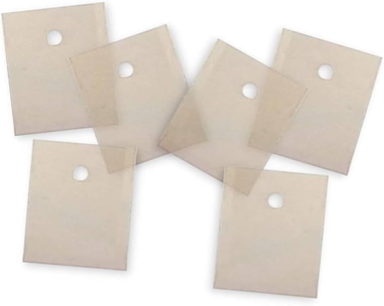 50 Pcs MICA SHEET LARGE 28x22MM