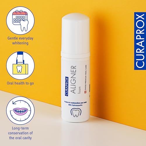 Curaprox Mousse Aligner 40 ml pour soulager l'émail sensible - 3