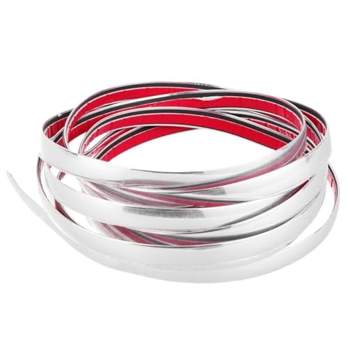 Autocollant de protection de pare-chocs contre les rayures et moulure chromée de porte 10mm