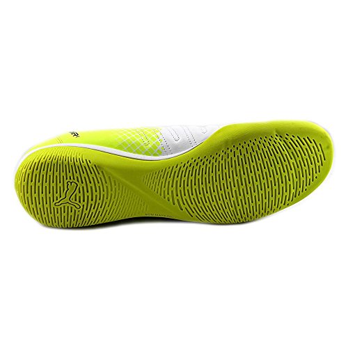 PUMA Puma Men's Evopower 4.3 Indoor Trainer Sneaker, White/Peacoat/S, 10.5 M US