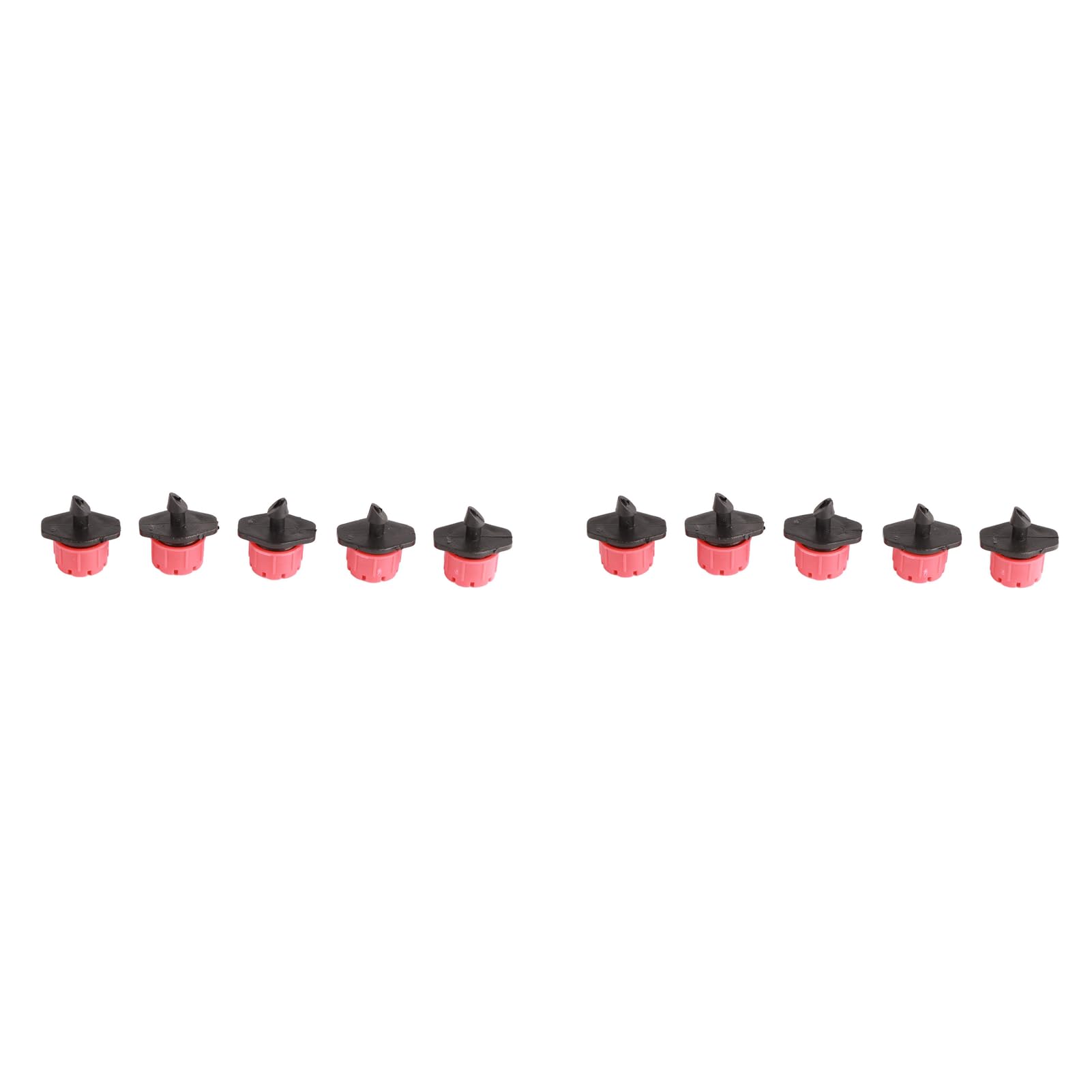 TOPINCN 300PCS Adjustable Garden Irrigation Watering Flows Dripper Head, Drip Flower Plant Tools, Made of Solid Engineering Plastic Material