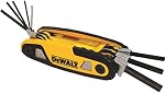 DEWALT DWHT70263M Folding Locking Hex Key Set, MM