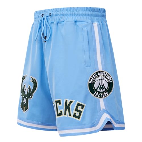 Pro Standard Mens NBA Milwaukee Bucks Classic Chenille Athletic Short - image 3
