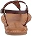 Amazon Essentials Women's Casual Thong Sandal with Ankle Strap, Brown, 9
