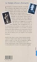 Le temps d'une chanson 2762119774 Book Cover