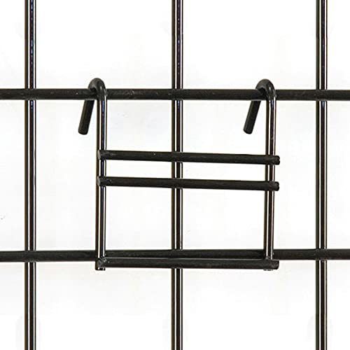 Black Slatwall to Grid Adapter 3.75 W x 3.75 H Inches - Lot of 10