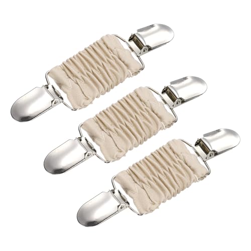 Pince pour robe et cardigan beige lot de 3 clips ajusteurs pour vêtement femme