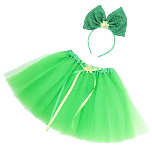 TOGEVAL 1 Juego ropa de fiesta disfraz niño disfraces niños vestudos fiesta vestodos de fiesta disfraz St Patrick decoración de fiesta de disfraces disfraz de san patricio infantil Malla