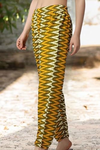 Image of POPWINGS Casual Ethnic Bagru Print Long Slit Skirts for Women || Cotton Long Slit Skirt for Women || Stylish Women Long Skirt for Summer
