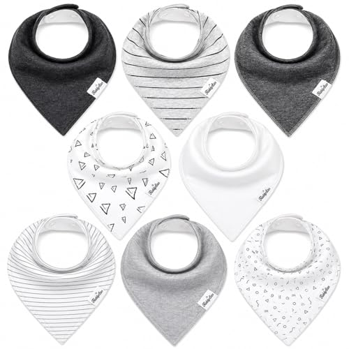 Image of KiddyStar Premium Organic Cotton Bibs for Drooling & Teething Babies