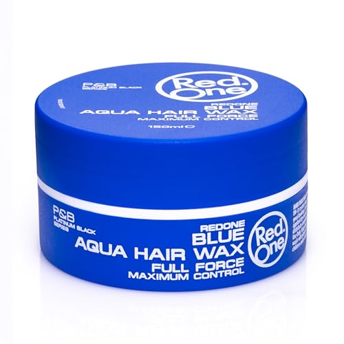Redone Hair Styling Wax Blue 150ml | Ultra Strong Hold Gel Wax for Men & Women | Bubblegum Scent | Long Lasting High Shine Hair Wax | Professional Edge Control & Wet Look Styling Pomade - Image 6