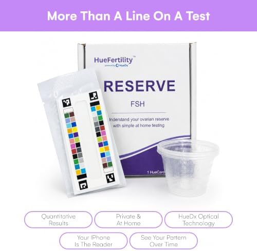 HueFertility Reserve FSH Testing Strips, Ovarian Reserve Tracker, 6 Ct — 사진 4