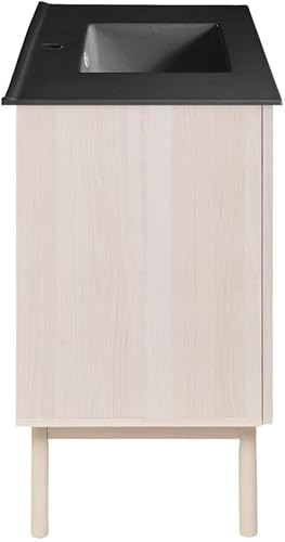 Vista 275 de Swiss Madison Classe - Lavabo de baño de roble de 24 pulgadas incluido