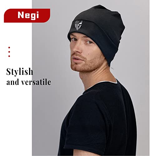 Negi Skull Item Skull Caps For Men Women Winter Hats, Soft Warm American Flag Knit Hat Mens Beanie For Women, Unsiex Watch Hat Outdoor Black Beanie For Men Women #TOP4