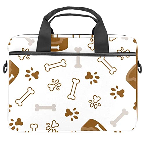 Sacoche pc portable 13 pouces chat et chien mallette ordinateur 14 pouces multicolore