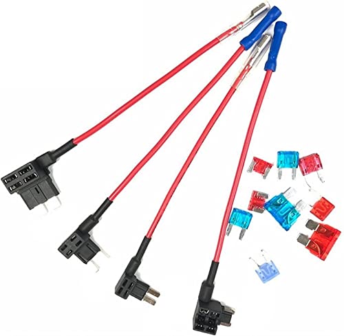 Fusible de dos complexe 12V avec support de taille moyenne et mini adaptateur 10A Micro - 6