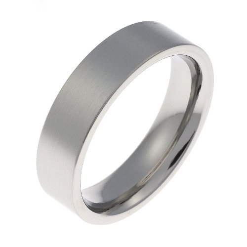 Preisvergleich Produktbild Schumann Design Unisex-Verlobungsring Edelstahl Gr. 50 (15.9) Zirkonia TE505