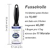 Vabaso 330 Blätter Extra Klebrig Fusselrolle mit 2 Ersatzrollen für Kleidung, Sofa, Bett und Teppich - Fusselroller für Tierhaare, Katzenhaare, Hundehaare Staub & Fussel, ca. 46,2m, 110 Blatt/Rollen
