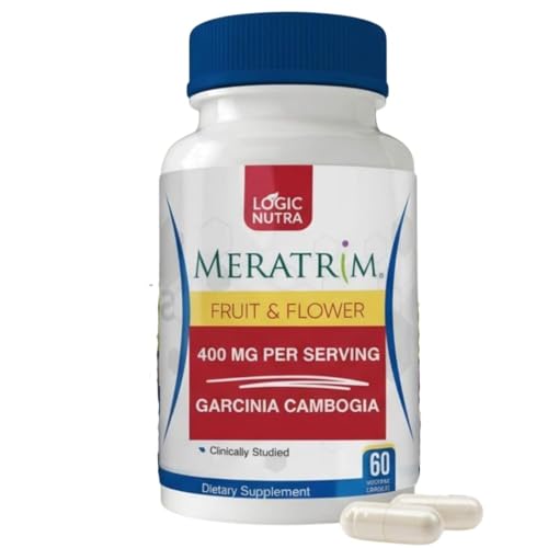 Logic Nutra Meratrim Proprietary Blend 400 mg - Garcinia Mangostana (Fruit Rind) Extract - Stimulant Free - 60 Vegetable Capsules