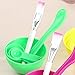 Produktbild ShenyKan 4 In 1 Portable Size Women DIY Facial Mask Makeup Tools Practical Facial Mask Mixing Bowl Brush Spoon Stick Tools Set
