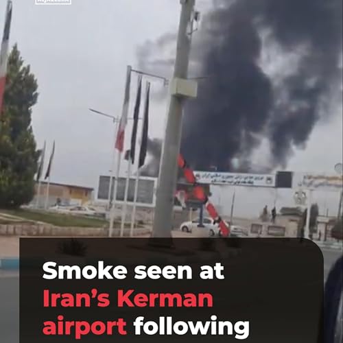 Smoke seen at Iran&rsquo;s Kerman airport following US-Israeli strikes