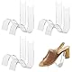 Niuhong 6 Pcs Sandale Display Halter Transparente Acryl Organisch Schuh Halterung Klare Sandalen Ständer Sandals Schuhe Präsentation Elastische Schuhvitrine Schuh Stand Unterstützt (D)