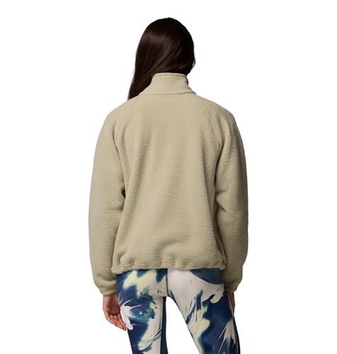 Columbia Damen Jasper Ridge Pebbled Fleece Half Snap Fleece Pull Over Safari XL – Ansicht 2
