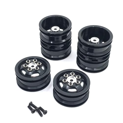 RC�p�[�c For WPL For Feiyu B14 B16 B24 B36 C14 C24 C34 1/16 �Z�֋쓮�n�u�^�C�� 6WD(Black)