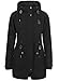 Produktbild DESIRES Sakura Damen Übergangsmantel Parka Lange Jacke Mit Kapuze, Größe:M, Farbe:Black (9000)
