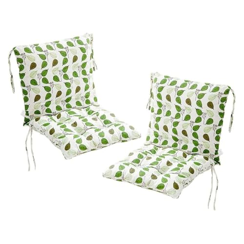 Coussin de chaise swing egg pack de 2 coussins de jardin dossier 80x40x7cm