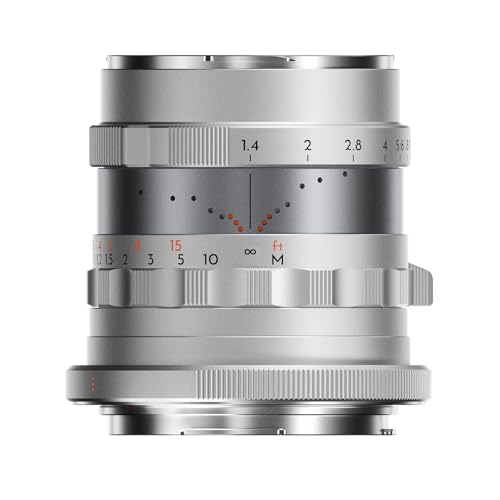 Image of Thypoch Full-Frame Photography Lens Simera 28mm f1.4 for Canon RF Mount - Silver