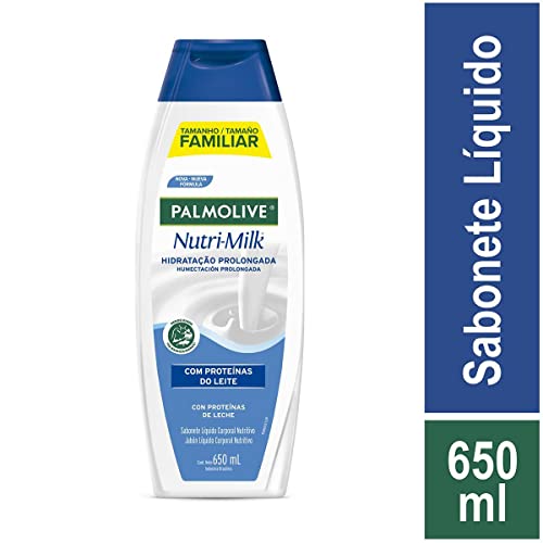 Palmolive Sabonete Líquido Para Corpo Nutri-Milk Hidratação Prolongada 650Ml