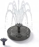 Solarbrunnen für Draussen, Solar Springbrunnen 1.8W Teichpumpe