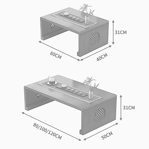 Table de sol japonaise pliable pour libérer l'espace dans votre salon - 3