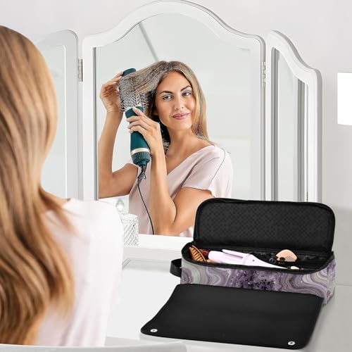 Bolsa de viaje para herramientas de cabello con tapete resistente al calor miniatura 6